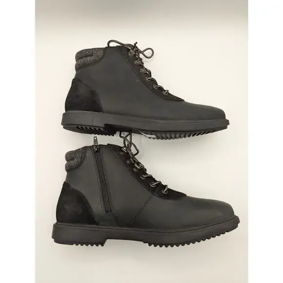 Clarks | Raisie Vita Boot Ankle Leather Zip Up & Tie | Sz 9.5 W - Picture 6 of 12